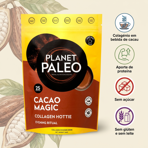 Cacao Magic Planet Paleo, imagem informativa