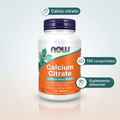 Calcium Citrate NOW, imagem informativa