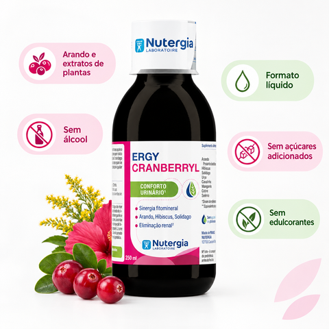 ERGY Cranberry Nutergia com badges