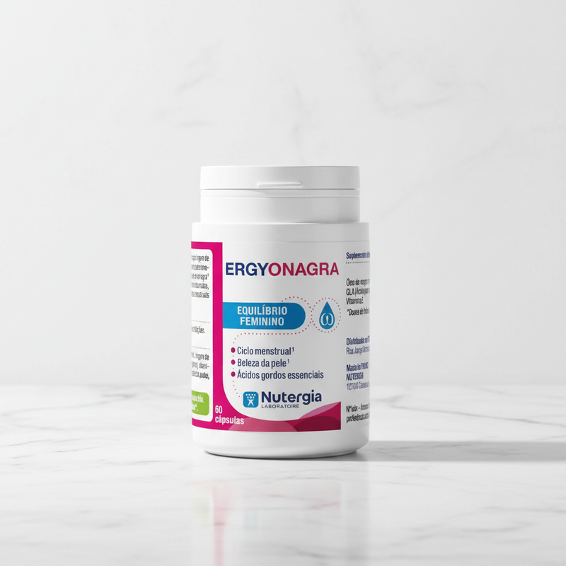 ErgyOnagra Nutergia – embalagem sobre fundo branco