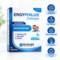 ERGYPHILUS Crianças com badges informativos