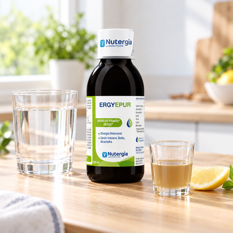 ERGYPUR Nutergia – embalagem numa rotina diária