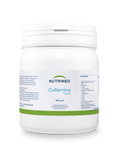 Embalagem Collamino NutriNed 495 gramas colagénio em pó com 14 aminoácidos vitaminas e minerais sabor tropical natural vista frontal