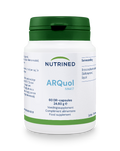 Frasco ARQuol NutriNed 60 cápsulas DR-caps apoio hormonal feminino com Equol e sulforafano vista frontal