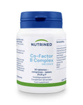 Frasco Co-Factor B Complex NutriNed 30 cápsulas vitaminas B em formas bioativas metilfolato metilcobalamina vista frontal