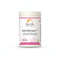 Embalagem Be-Life Anti-Stress 600 com magnésio e vitaminas sobre fundo branco