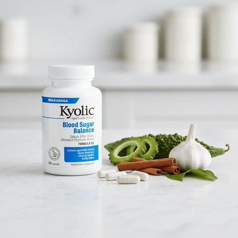 Kyolic Bood Sugar Balance 112 100 Caps - Viva Saudável