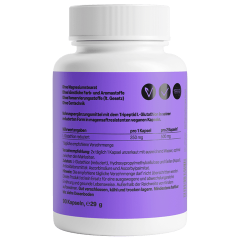 L-Glutathiona 250mg - Viva Saudável