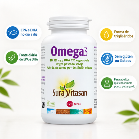 Ómega 3 SuraVitasan com badges