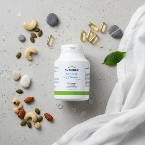 Mineral Supplement Flat Lay
