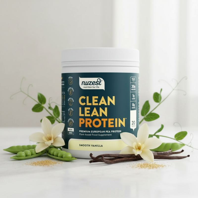 Clean Lean Protein Baunilha Nuzest – ilustração dos ingredientes