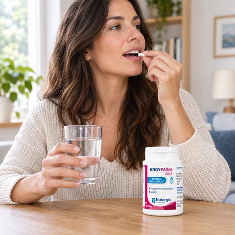 Pessoa a utilizar ERGYPAINA Plus Nutergia