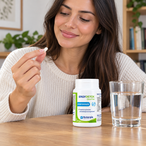 Rotina diária com ERGYDETOX Taurina