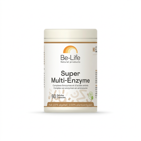 Super Multi-Enzyme Be-Life em fundo branco