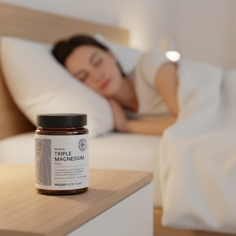 Triplo Magnésio Plus – Produto com pessoa a descansar