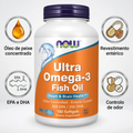 Ultra Omega-3 NOW, imagem informativa