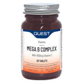 Mega B Complex Quest 30 comprimidos – complexo B com vitamina C