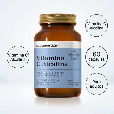 Vitamina C Alcalina Ecogenetics, imagem informativa