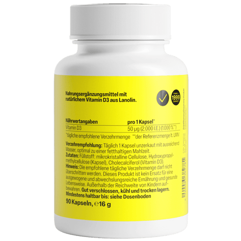 Vitamina D3 2000 U.I. - Viva Saudável