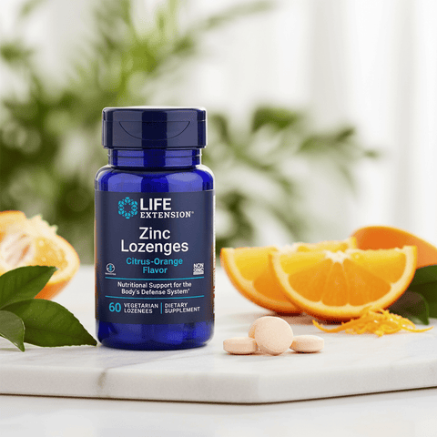 Zinco 60 V.Lozangos Life Extension - Viva Saudável