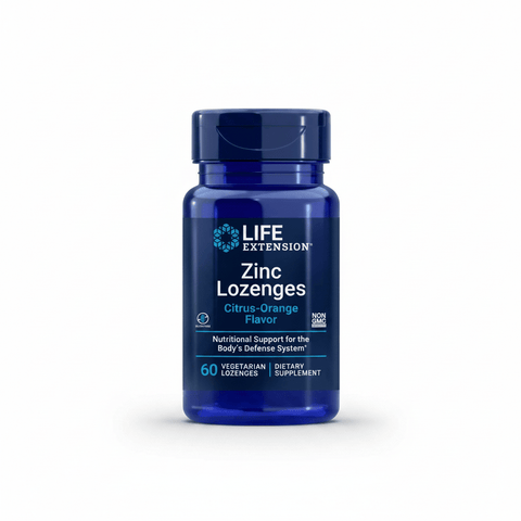 Zinco 60 V.Lozangos Life Extension - Viva Saudável